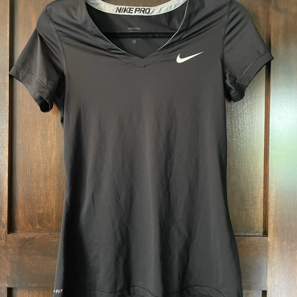 Black Nike Pro Dry Fit Shirt